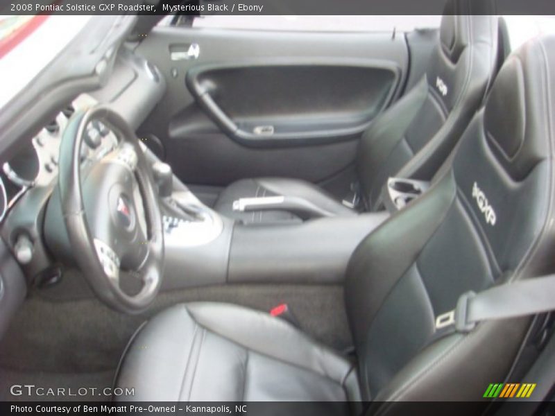 Mysterious Black / Ebony 2008 Pontiac Solstice GXP Roadster