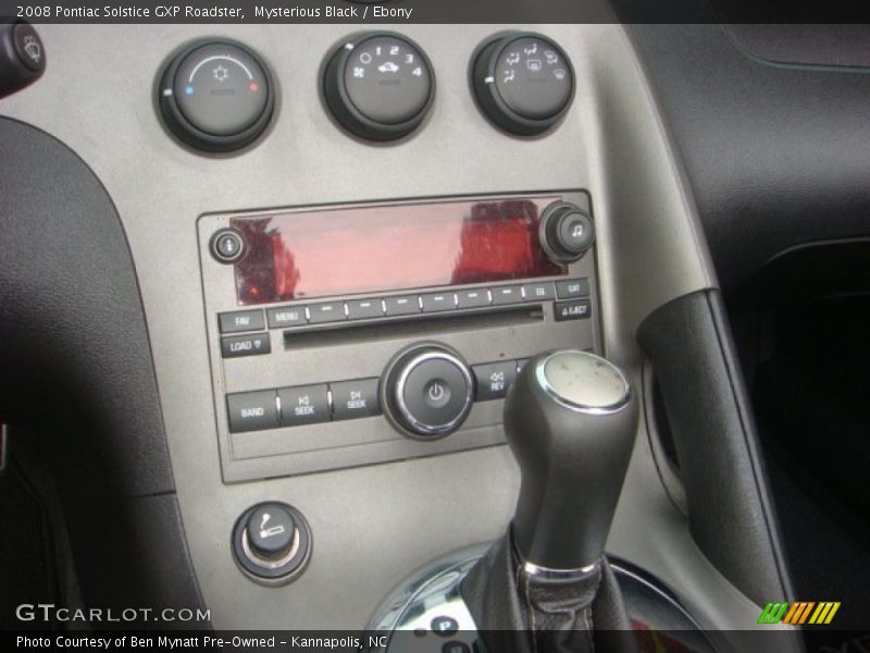 Mysterious Black / Ebony 2008 Pontiac Solstice GXP Roadster