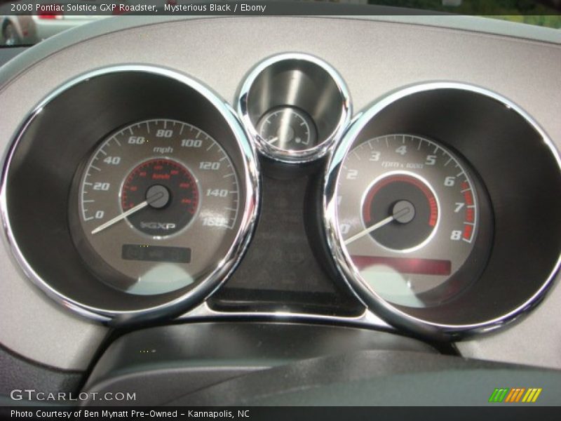 Mysterious Black / Ebony 2008 Pontiac Solstice GXP Roadster