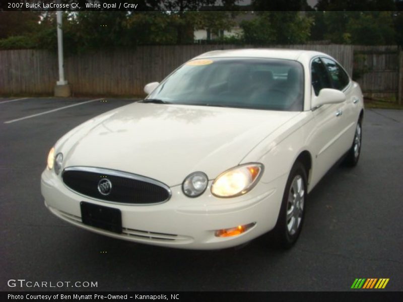 White Opal / Gray 2007 Buick LaCrosse CX