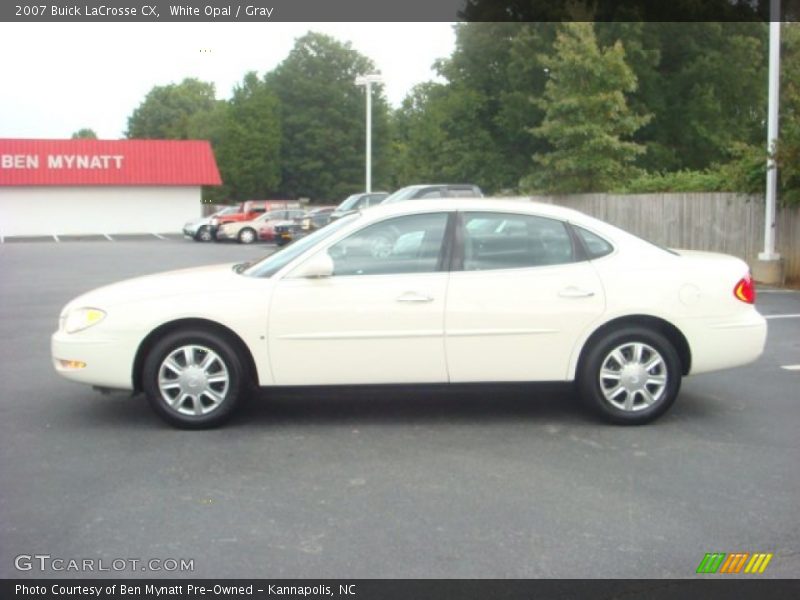 White Opal / Gray 2007 Buick LaCrosse CX