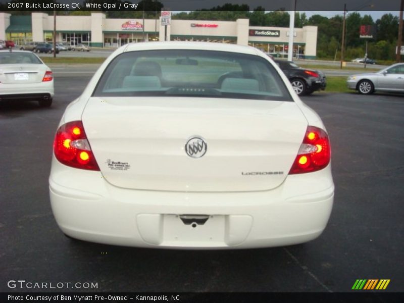 White Opal / Gray 2007 Buick LaCrosse CX