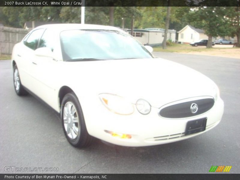White Opal / Gray 2007 Buick LaCrosse CX