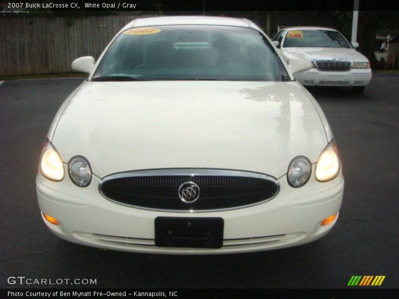 White Opal / Gray 2007 Buick LaCrosse CX