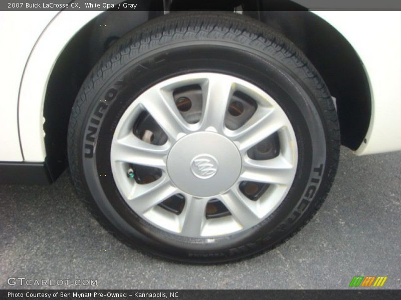 White Opal / Gray 2007 Buick LaCrosse CX