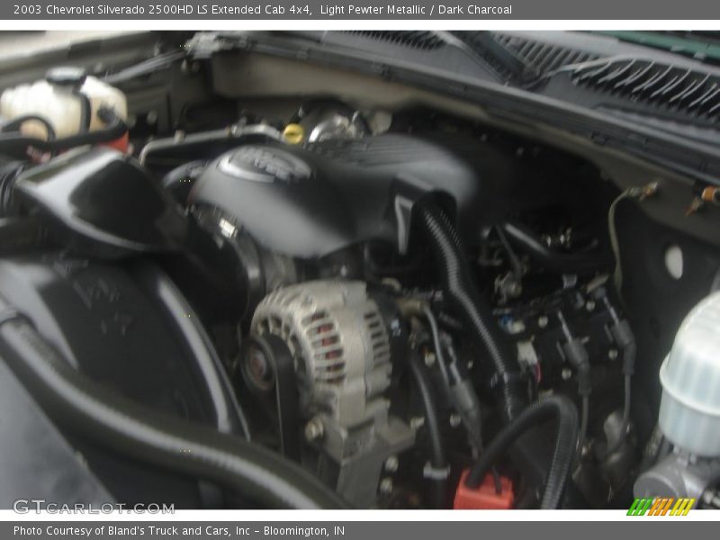 Light Pewter Metallic / Dark Charcoal 2003 Chevrolet Silverado 2500HD LS Extended Cab 4x4
