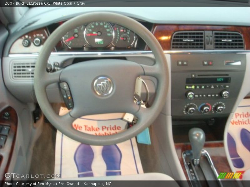 White Opal / Gray 2007 Buick LaCrosse CX