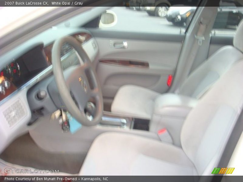 White Opal / Gray 2007 Buick LaCrosse CX