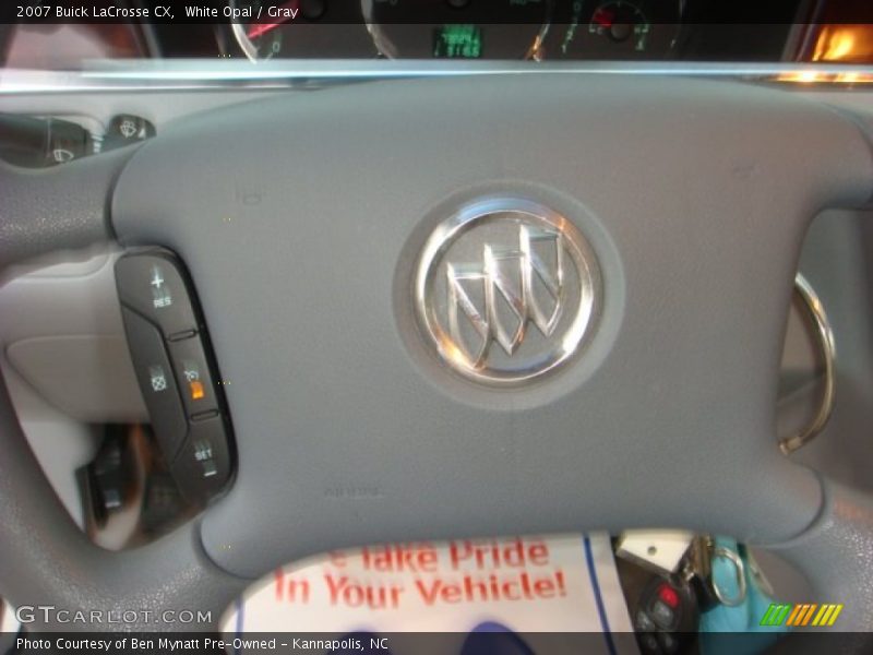 White Opal / Gray 2007 Buick LaCrosse CX