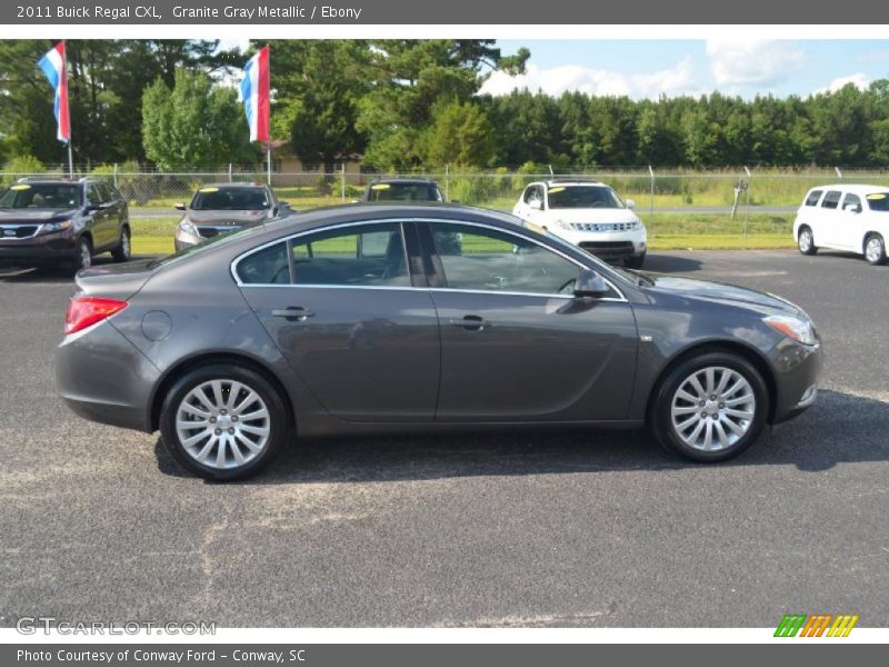 Granite Gray Metallic / Ebony 2011 Buick Regal CXL