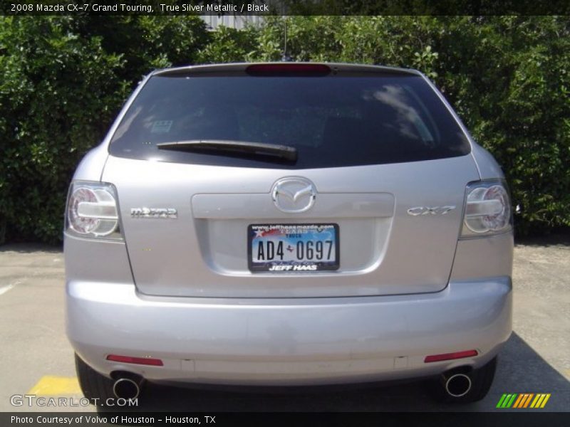 True Silver Metallic / Black 2008 Mazda CX-7 Grand Touring