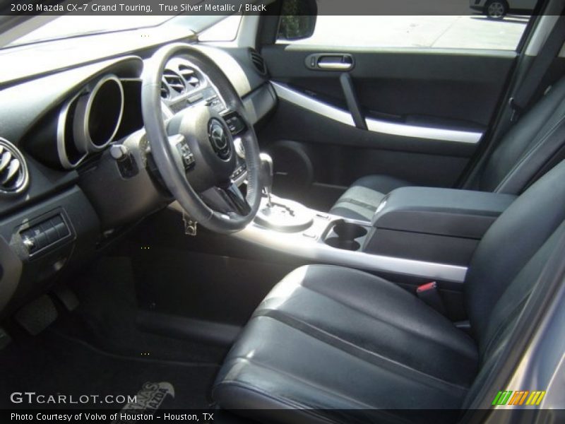 True Silver Metallic / Black 2008 Mazda CX-7 Grand Touring