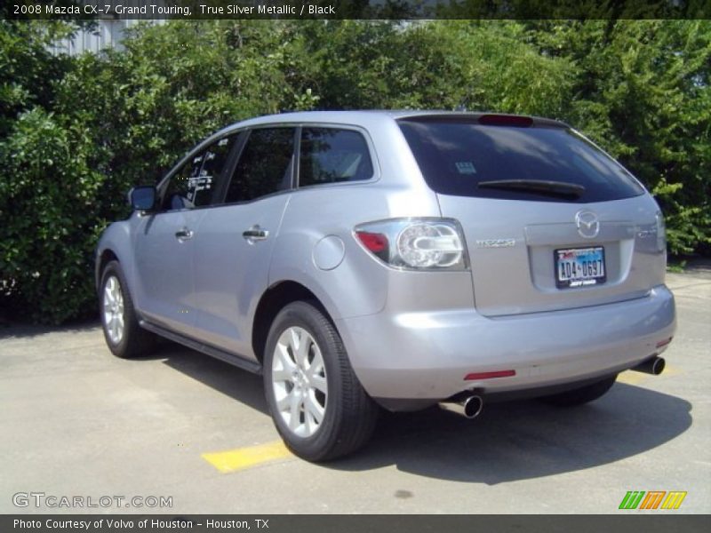 True Silver Metallic / Black 2008 Mazda CX-7 Grand Touring