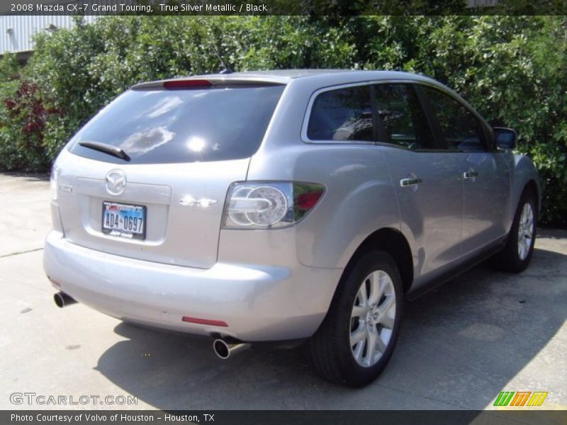 True Silver Metallic / Black 2008 Mazda CX-7 Grand Touring