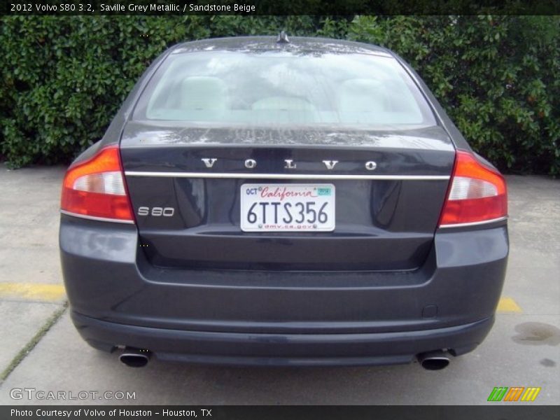 Saville Grey Metallic / Sandstone Beige 2012 Volvo S80 3.2