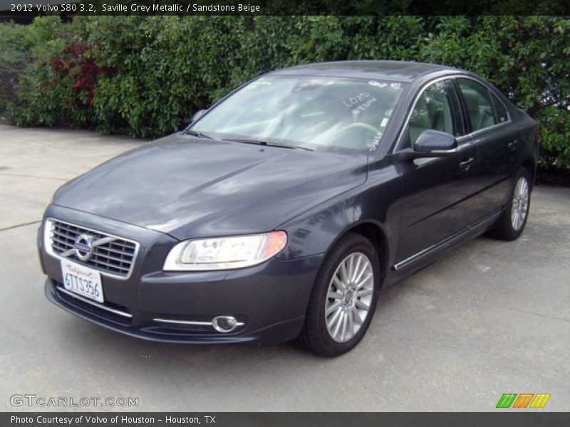 Saville Grey Metallic / Sandstone Beige 2012 Volvo S80 3.2
