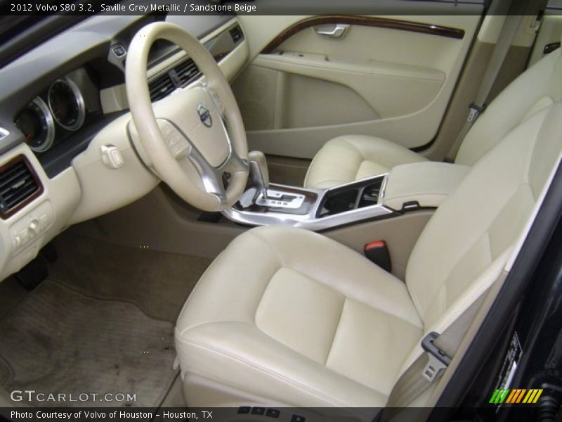 Saville Grey Metallic / Sandstone Beige 2012 Volvo S80 3.2