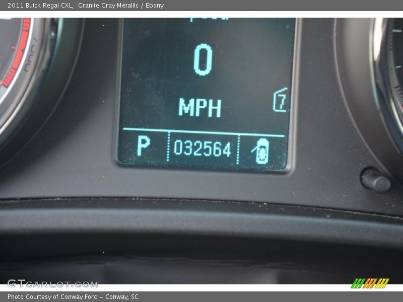 Granite Gray Metallic / Ebony 2011 Buick Regal CXL