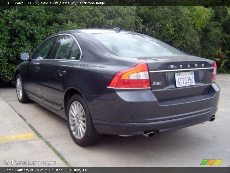 Saville Grey Metallic / Sandstone Beige 2012 Volvo S80 3.2