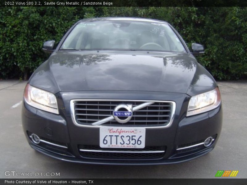 Saville Grey Metallic / Sandstone Beige 2012 Volvo S80 3.2