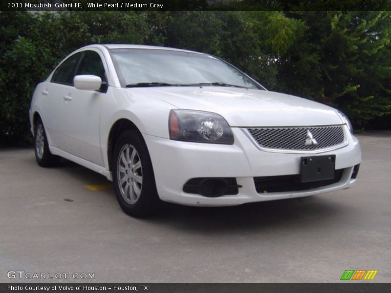 White Pearl / Medium Gray 2011 Mitsubishi Galant FE