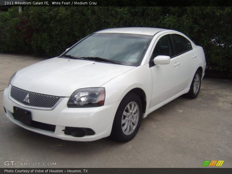 White Pearl / Medium Gray 2011 Mitsubishi Galant FE