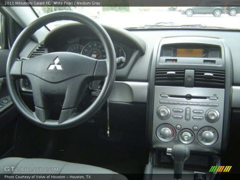 White Pearl / Medium Gray 2011 Mitsubishi Galant FE