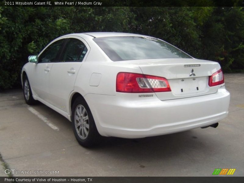 White Pearl / Medium Gray 2011 Mitsubishi Galant FE