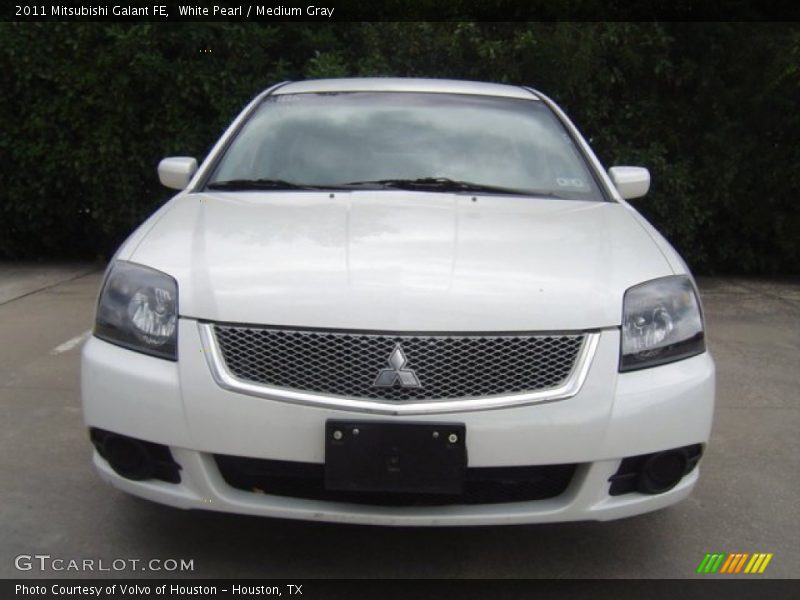 White Pearl / Medium Gray 2011 Mitsubishi Galant FE