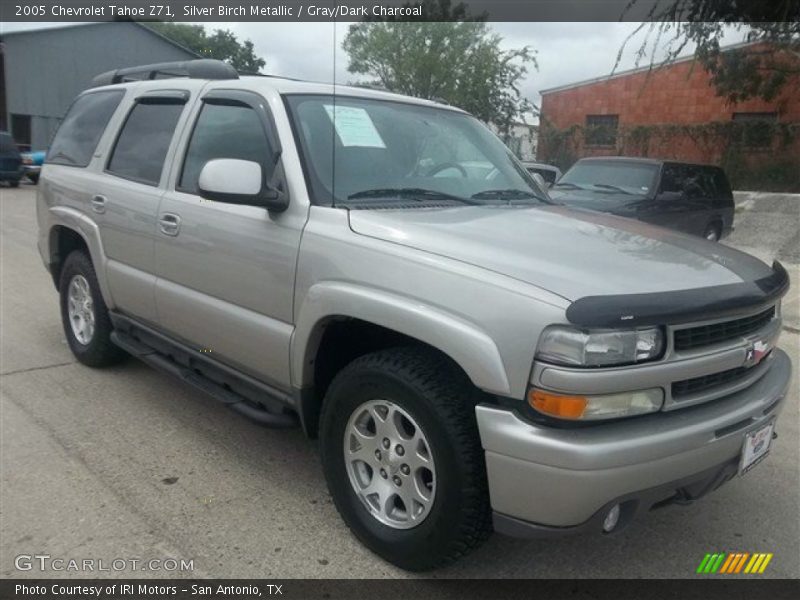 Silver Birch Metallic / Gray/Dark Charcoal 2005 Chevrolet Tahoe Z71