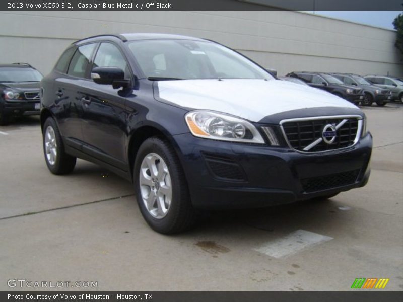 Caspian Blue Metallic / Off Black 2013 Volvo XC60 3.2