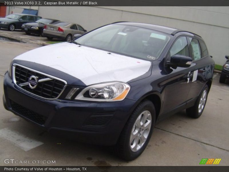 Caspian Blue Metallic / Off Black 2013 Volvo XC60 3.2