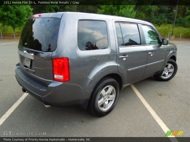Polished Metal Metallic / Gray 2011 Honda Pilot EX-L