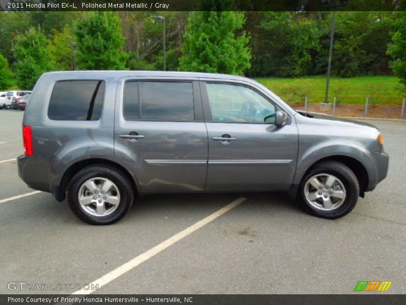 Polished Metal Metallic / Gray 2011 Honda Pilot EX-L