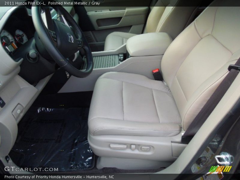Polished Metal Metallic / Gray 2011 Honda Pilot EX-L