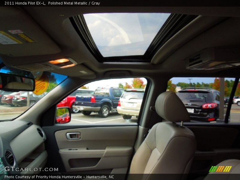 Polished Metal Metallic / Gray 2011 Honda Pilot EX-L