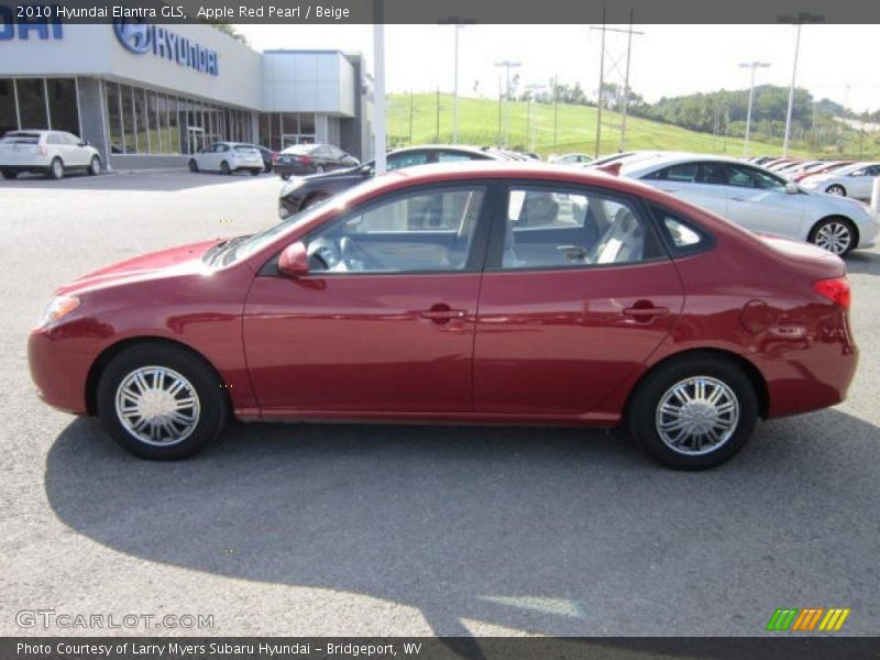 Apple Red Pearl / Beige 2010 Hyundai Elantra GLS