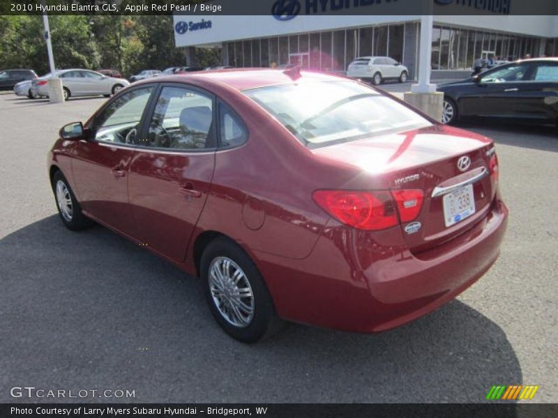 Apple Red Pearl / Beige 2010 Hyundai Elantra GLS