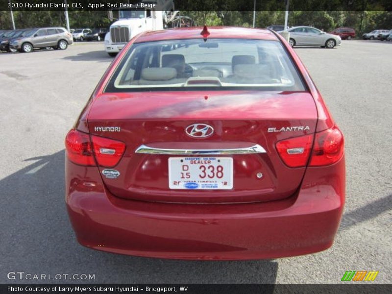 Apple Red Pearl / Beige 2010 Hyundai Elantra GLS