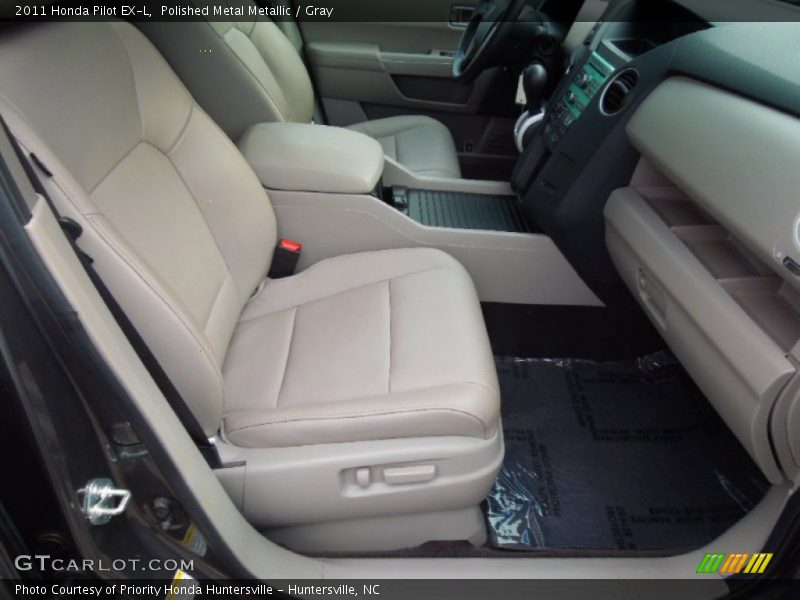 Polished Metal Metallic / Gray 2011 Honda Pilot EX-L