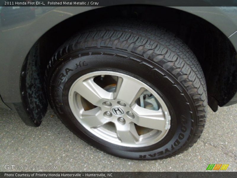 Polished Metal Metallic / Gray 2011 Honda Pilot EX-L