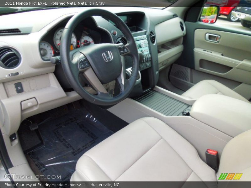 Polished Metal Metallic / Gray 2011 Honda Pilot EX-L