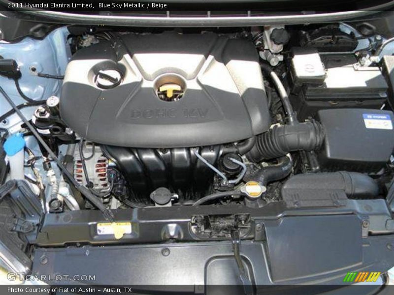 Blue Sky Metallic / Beige 2011 Hyundai Elantra Limited