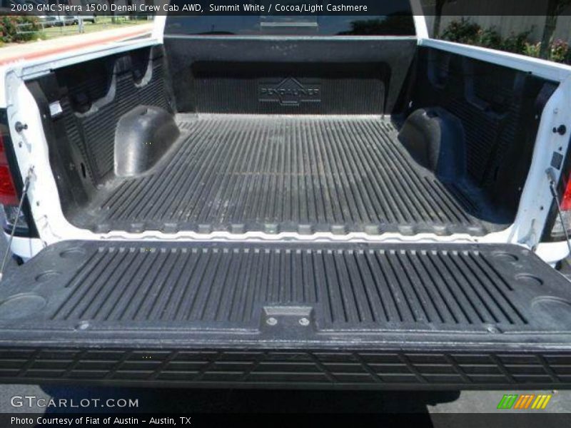 Summit White / Cocoa/Light Cashmere 2009 GMC Sierra 1500 Denali Crew Cab AWD