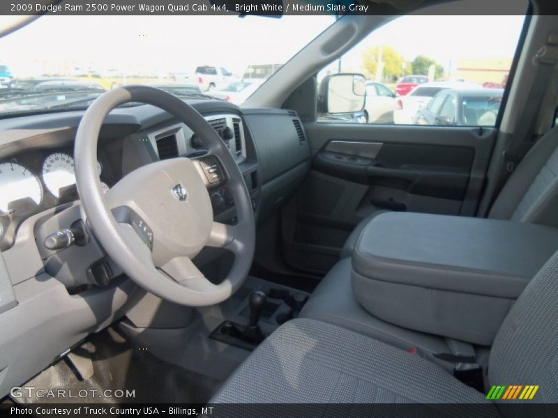  2009 Ram 2500 Power Wagon Quad Cab 4x4 Medium Slate Gray Interior