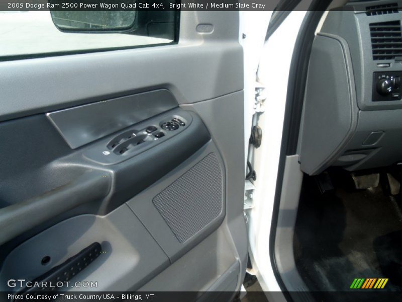 Bright White / Medium Slate Gray 2009 Dodge Ram 2500 Power Wagon Quad Cab 4x4