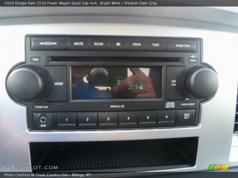 Audio System of 2009 Ram 2500 Power Wagon Quad Cab 4x4