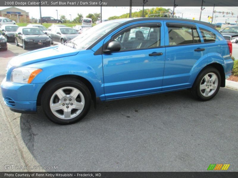 Surf Blue Pearl / Dark Slate Gray 2008 Dodge Caliber SXT