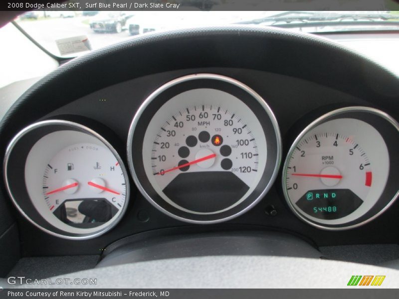 Surf Blue Pearl / Dark Slate Gray 2008 Dodge Caliber SXT