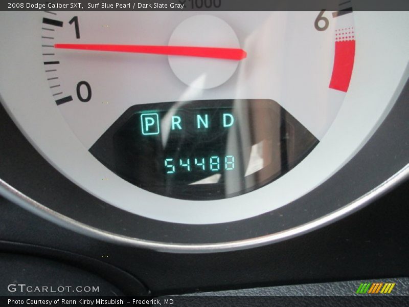 Surf Blue Pearl / Dark Slate Gray 2008 Dodge Caliber SXT